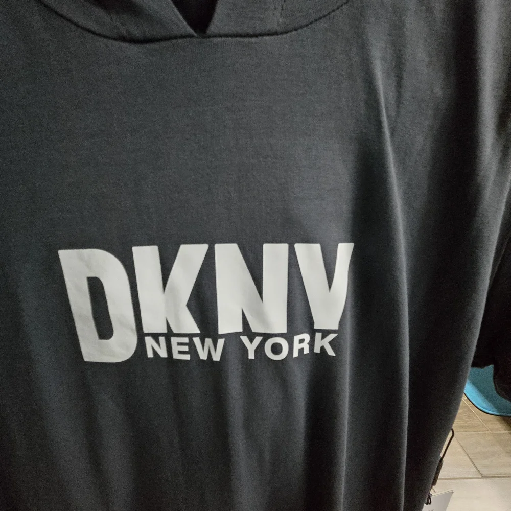 DKNY Charcoal Gray Midi Dress - Picture 3 of 4